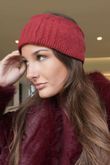 Balmoral Stretch Knit Headband Rouge /20=